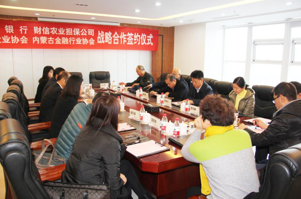 匯聚多方共識(shí)，共謀內(nèi)蒙古農(nóng)牧業(yè)產(chǎn)業(yè)新發(fā)展——四方銀企戰(zhàn)略合作洽談會(huì)召開